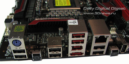 ASUS Maximus III Formula задняя панель